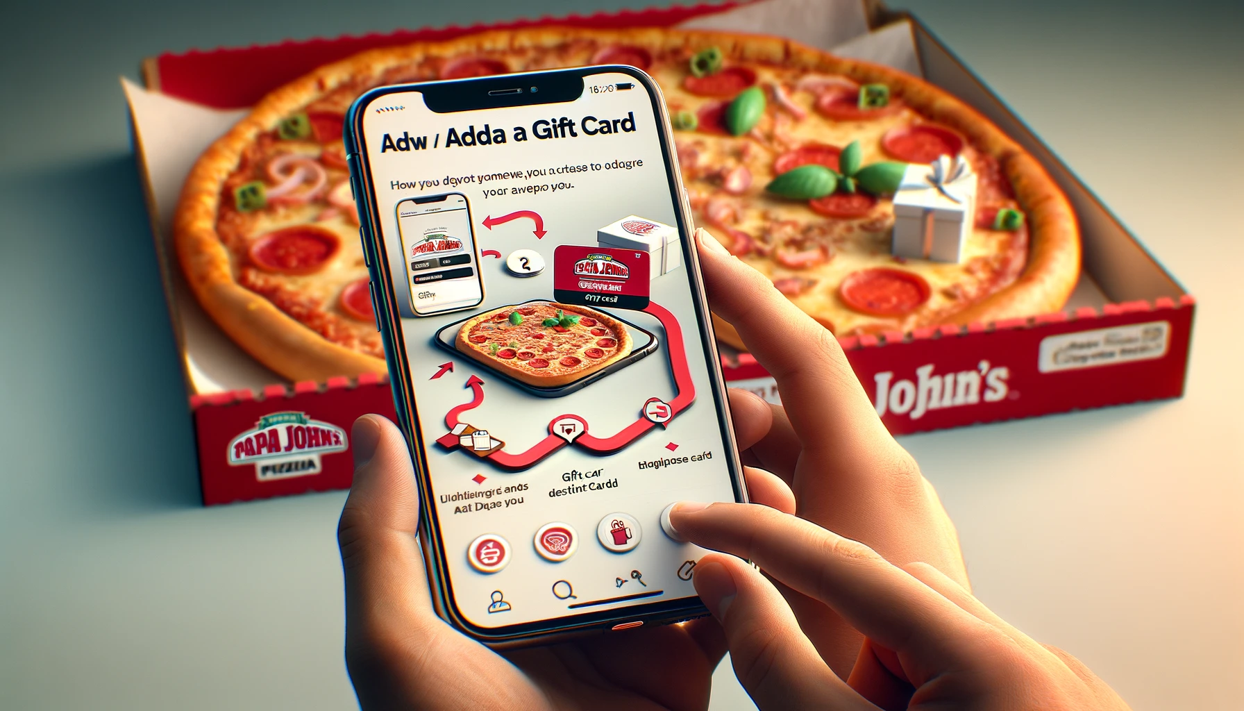 How to Add Gift Card to Papa John's App