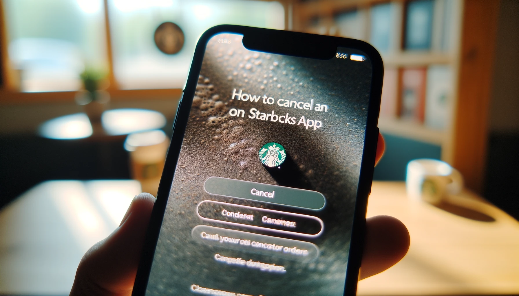 How to Cancel an Order on Starbucks App