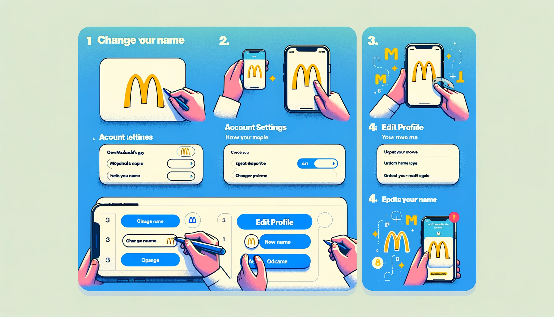 How to Change Name on Mcdonalds App