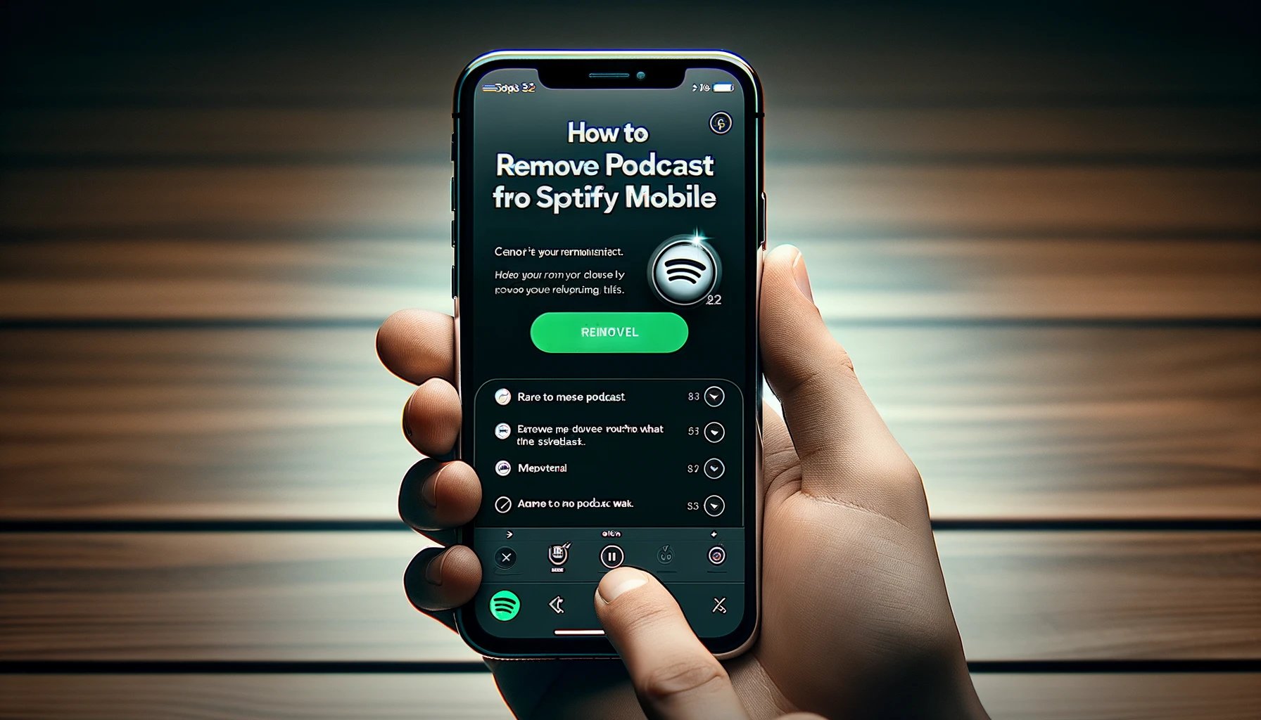 How to Remove Podcast from Spotify Mobile