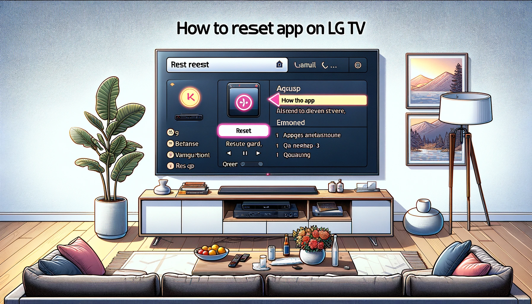 How to Reset App on Lg Tv