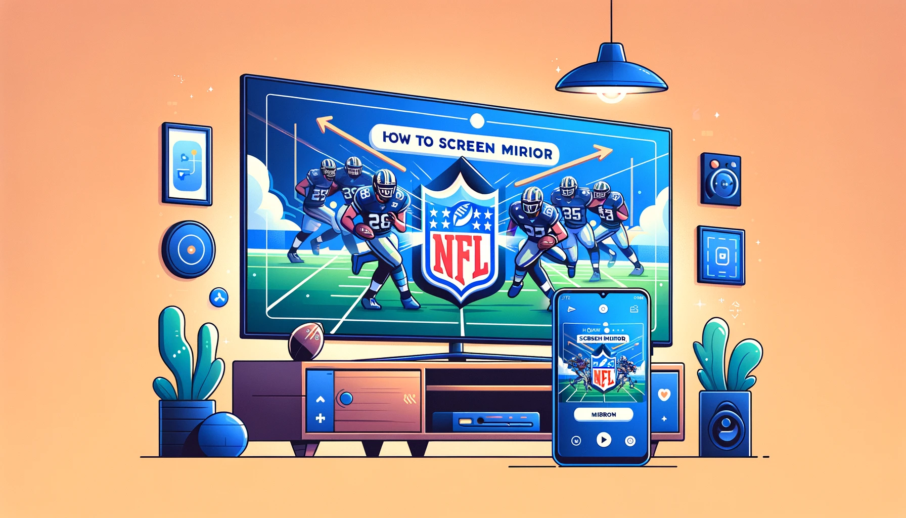 How to Screen Mirror NFL App