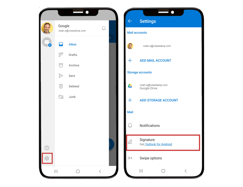 Change Profile Picture on Outlook Mobile App iPhone